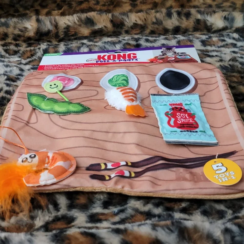 Kong Cat Pull A Partz Sushi Tray.. New!